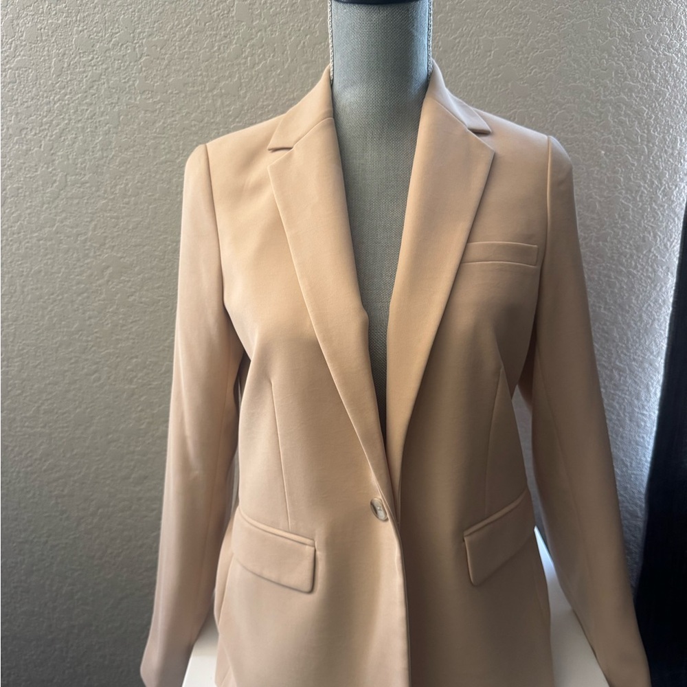 Vince Camel/Tan Single-Button Blazer